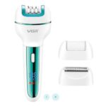 VGR V-732 Professional Lady Epilator 3-in-1 – USB Rechargeable, IPX5 Waterproof
