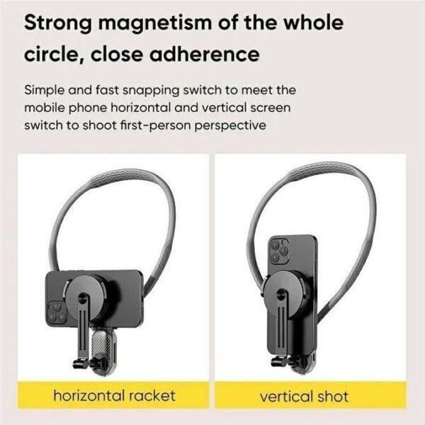 Mobile Phone Neck Holder Flexible Silicone POV Mount – Hands-Free Filming Best Price in Egypt