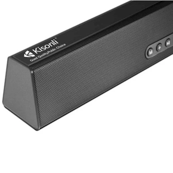 Kisonli LED-805 Portable Soundbar Speaker 10W with LED & 1800mAh Battery