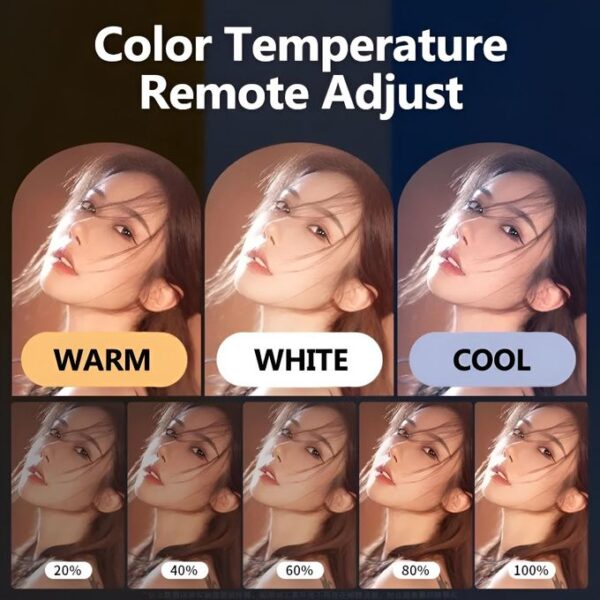 PLOKAMA LIVE-P19 LED Fill Light Panel with Remote & Adjustable Color – Best Price in Egypt