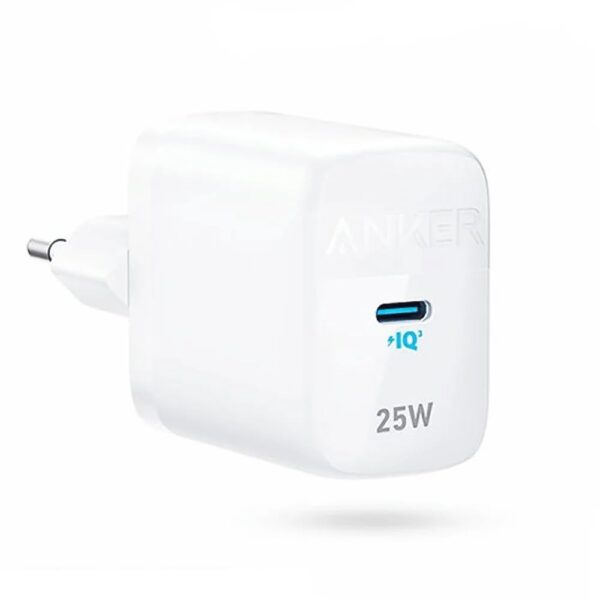 Anker Ace 25W USB-C Fast Charger (PPS Super Fast Charging) – Compact Design – White