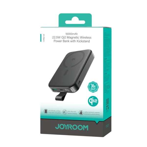 JOYROOM JR-PBM11 10000mAh Qi2 Magnetic Wireless Power Bank 22.5W – Best Price in Egypt