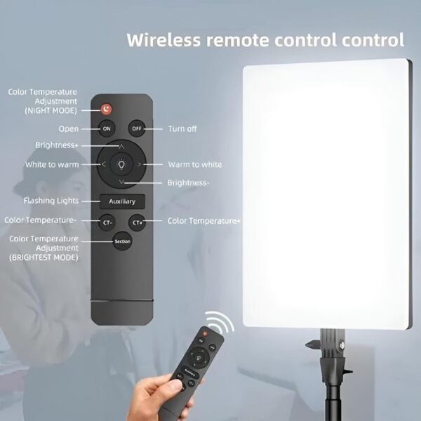 PLOKAMA LIVE-P19 LED Fill Light Panel with Remote & Adjustable Color – Best Price in Egypt