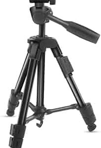 NeePho NP-3160S Professional Tripod – 360° Rotation, Wireless Remote, 685mm Height, Aluminum 3-Section Legs