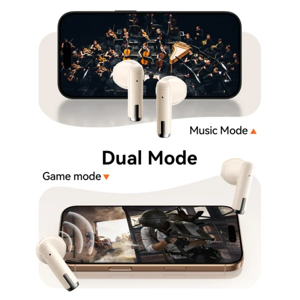JOYROOM JR-PB3 Wireless Earbuds – Bluetooth 5.4, Dual-Mic ENC, 65ms Low Latency | Best Price in Egypt