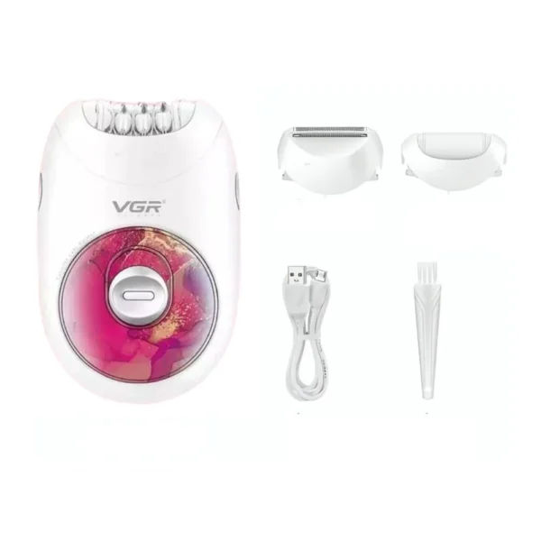 VGR V-736 3-in-1 Lady Epilator – Best Price in Egypt | Hair Removal, Shaving & Exfoliation