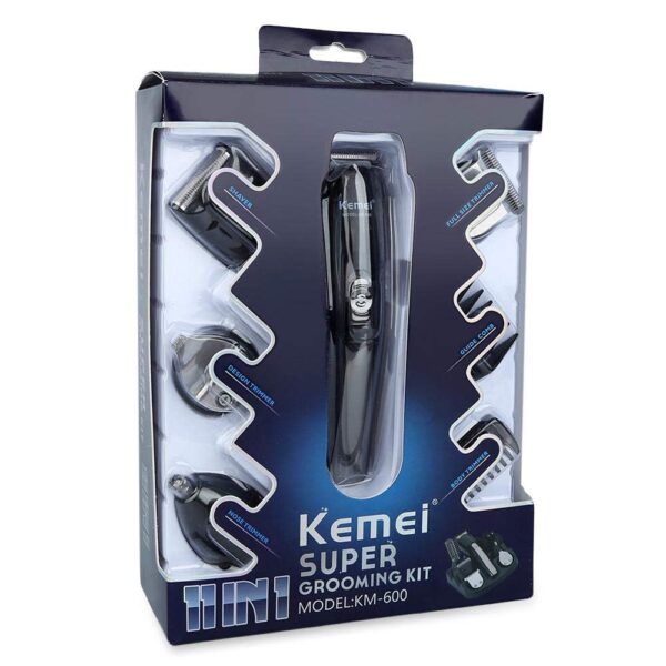 Kemei 11 In 1 Multi Grooming Kit, Black - KM-600