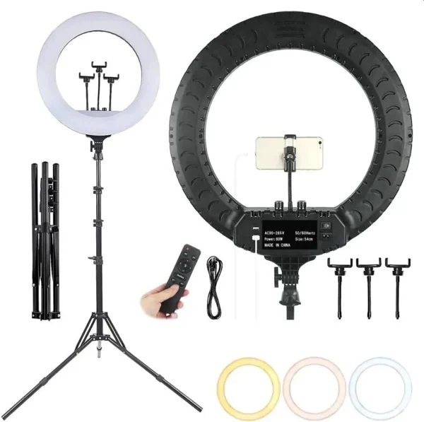 RL-21 LED Ring Light  and Remote Controller | Soft Lighting for Mobile and Camera