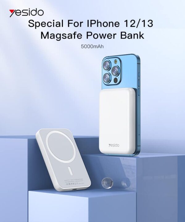 Yesido YP29 Magnetic Wireless Power Bank 5000mAh – Best Price in Egypt