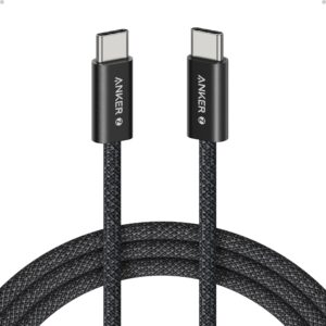 Anker Zolo USB-C to USB-C 240W Braided Fast-Charging Cable (1.5m) – Black