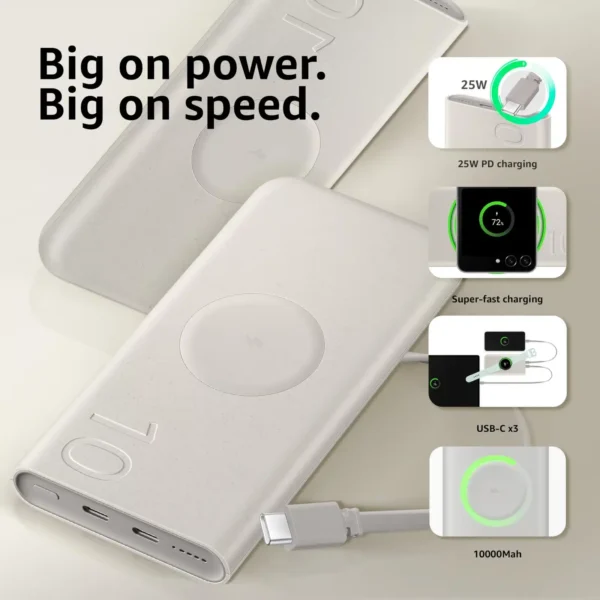 Samsung 10000mAh 25W Super Fast Charging Power Bank (EB-P5300) – Best Price in Egypt