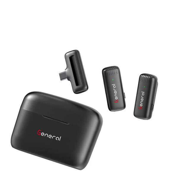 General GM39 2.4GHz Wireless Microphone USB-C – Noise Reduction, 50m Range