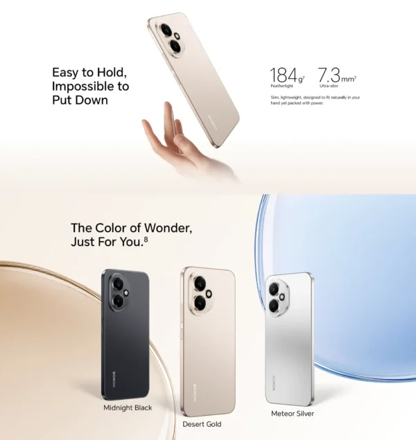 HONOR 400 Desert Gold – 12GB RAM + 256GB Storage | 80W Fast Charging | Best Price in Egypt
