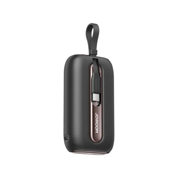 JOYROOM JR-L012 Mini Fast Charging Power Bank 10000mAh – 22.5W with Built-in Lightning & Type-C Cables