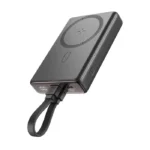 JOYROOM JR-PBM01 20W Magnetic Wireless Power Bank 10000mAh with Built-in Cable & Kickstand – Best Price in Egypt