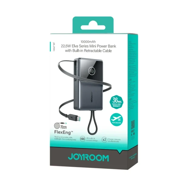 Joyroom JR-PR1 Elva Series 10000mAh Mini Power Bank 22.5W – Best Price in Egypt