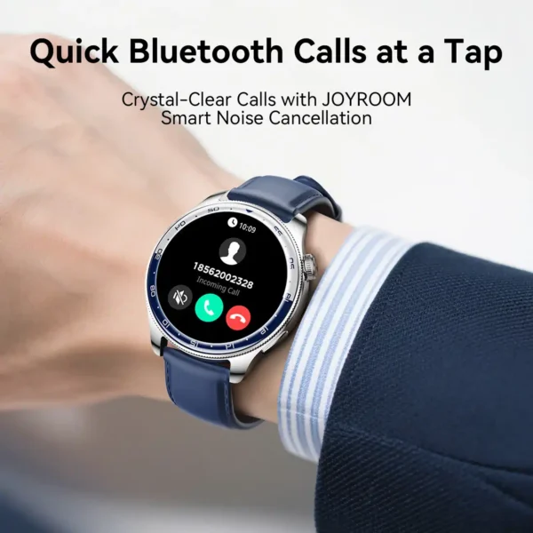 Joyroom JR-FC3 Smart Watch – 1.43'' AMOLED, 100+ Sports Modes, 300mAh, BT 5.4, IP68 Waterproof