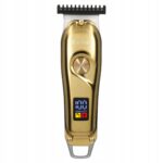 Kemei KM-427 Professional Hair Clipper- Rechargeable USB -Gold