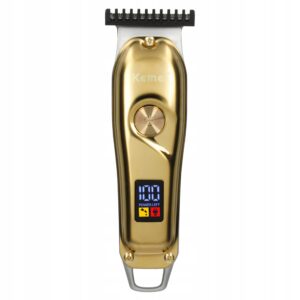Kemei KM-427 Professional Hair Clipper- Rechargeable USB -Gold