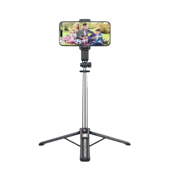 Plokama Live-K7 Pro 110 cm Live Streaming Tripod & Selfie Stick with Dual LED Lights