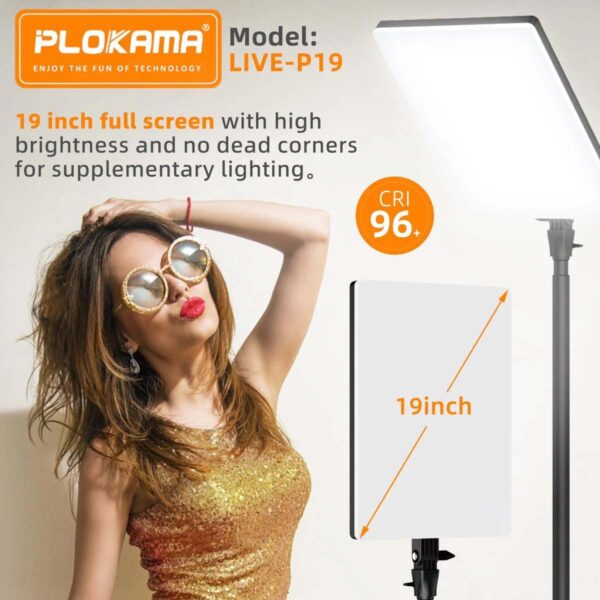 PLOKAMA LIVE-P19 LED Fill Light Panel with Remote & Adjustable Color – Best Price in Egypt