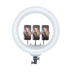 Plokama R45 Ring Light with Tripod Stand and 3 Lighting Modes