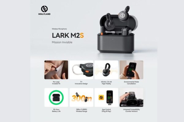 Hollyland Lark M2S Ultimate Combo Wireless Lavalier Microphone – Best Price in Egypt