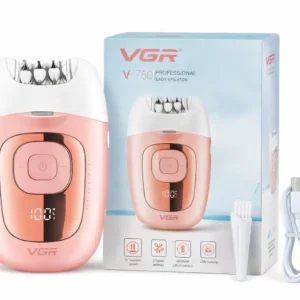 VGR V-760 Wireless womenEpilator 18 Tweezers LED – Best Price in Egypt