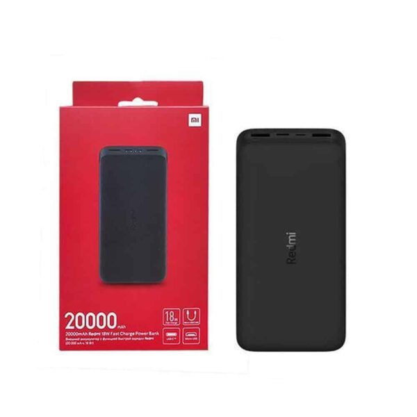 Redmi 20000mAh Fast Charge Power Bank 18W – Dual USB Output