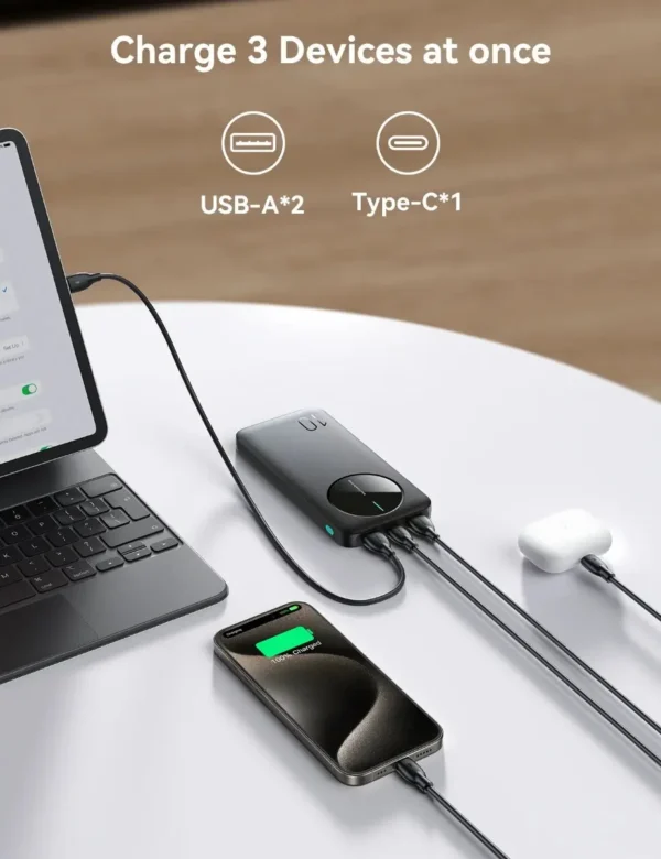 Joyroom JR-PBF12 Power Bank 10000mAh 2.4A 3-Port – Best Price in Egypt