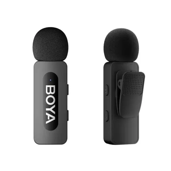 BOYA BY-V30 2.4GHz Dual Wireless Microphone System – 2 Transmitters with Charging Case
