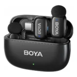 BOYA Mini 2.4GHz Ultra-Mini Wireless Microphone USB-C – AI Noise Cancellation, 30-Hour Battery