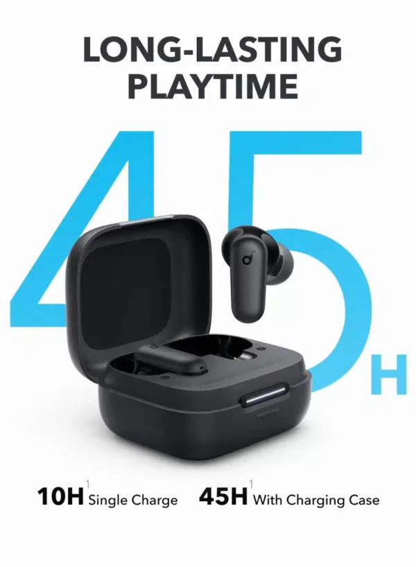 Anker Soundcore R50i NC Earbuds – 42dB ANC, 45H Battery, Fast Charge, IP54 -Blue | Best Price in Egypt