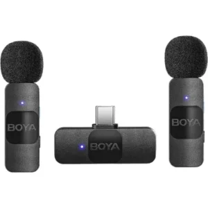 Boya Type-C Wireless Microphone System, Black - BY-V20