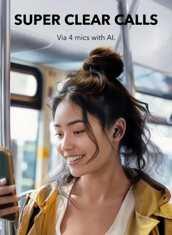 Anker Soundcore R50i NC Earbuds – 42dB ANC, 45H Battery, Fast Charge, IP54 -Blue | Best Price in Egypt