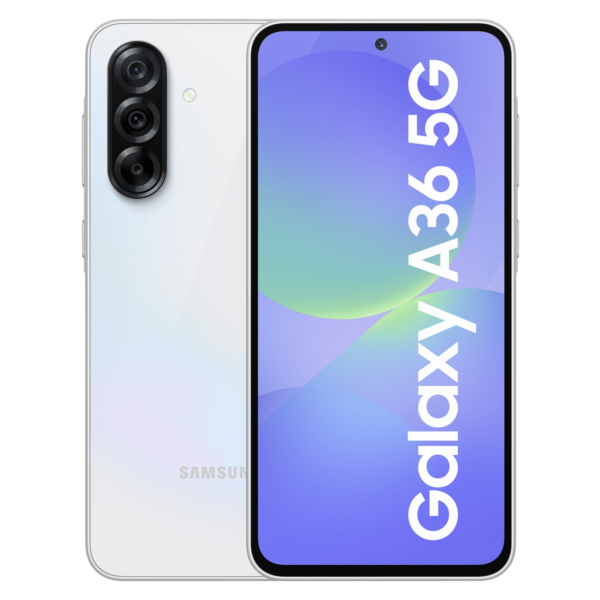 Samsung Galaxy A36 5G – 8GB RAM + 256GB Storage – 120Hz AMOLED Display | Price & Specs in Egypt -Awesome White