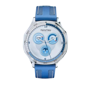 Haino Teko GT5 Max Smartwatch – RW-64 Model, AMOLED Display, Silver with 3 Interchangeable Straps