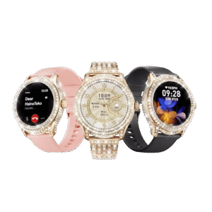 Haino Teko G18 Mini Women Smartwatch – Real AMOLED, Bluetooth Calling, Diamond Design