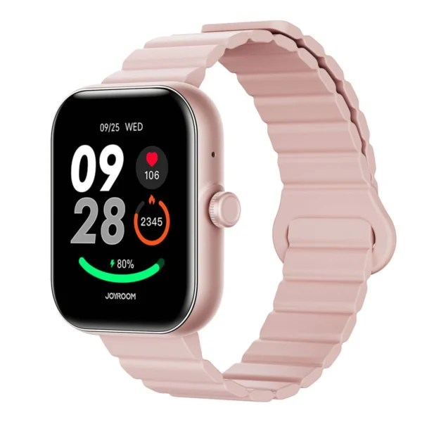 JOYROOM JR-FT5 Plus Smart Watch (Pink) – 1.96″ TFT Display, Bluetooth 5.4, 1ATM Water Resistance – Best Price in Egypt