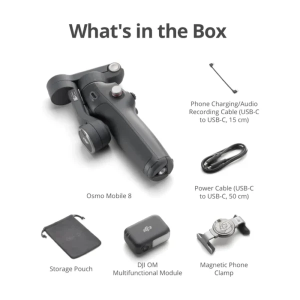 DJI Osmo Mobile 8 Smartphone Gimbal | ActiveTrack 7.0 | 360° Pan Rotation | Best Price in Egypt