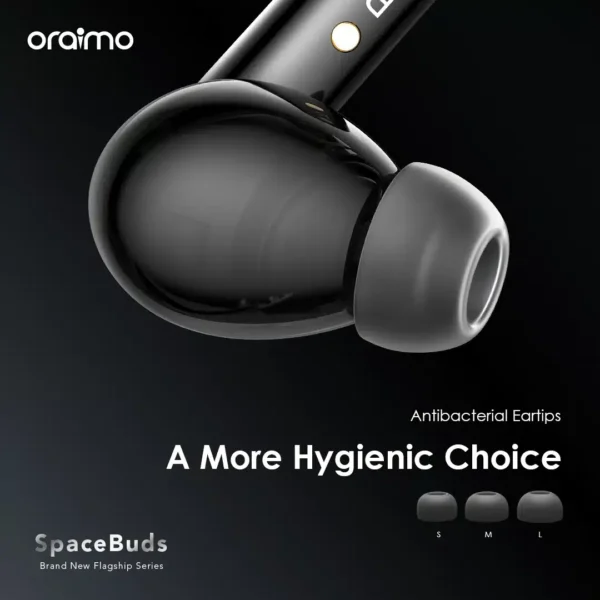 Oraimo SpaceBuds Hybrid ANC OTW-630 (Space Grey, 50dB Noise Cancellation)