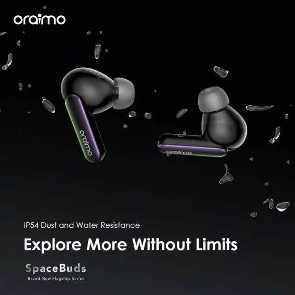 Oraimo SpaceBuds Hybrid ANC OTW-630 (Space Grey, 50dB Noise Cancellation)