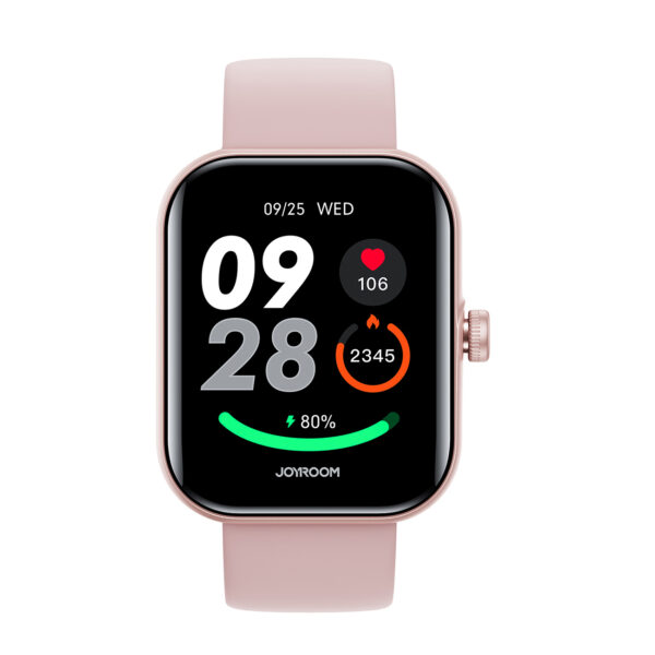 JOYROOM JR-FT5 Plus Smart Watch (Pink) – 1.96″ TFT Display, Bluetooth 5.4, 1ATM Water Resistance – Best Price in Egypt