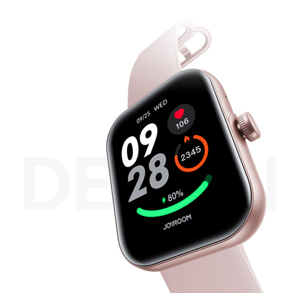 JOYROOM JR-FT5 Plus Smart Watch (Pink) – 1.96″ TFT Display, Bluetooth 5.4, 1ATM Water Resistance – Best Price in Egypt