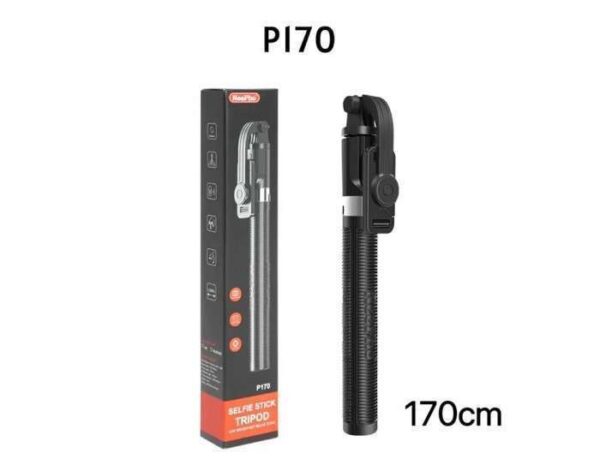 Neepho P170 Extendable Selfie Stick Tripod with Bluetooth Remote Control