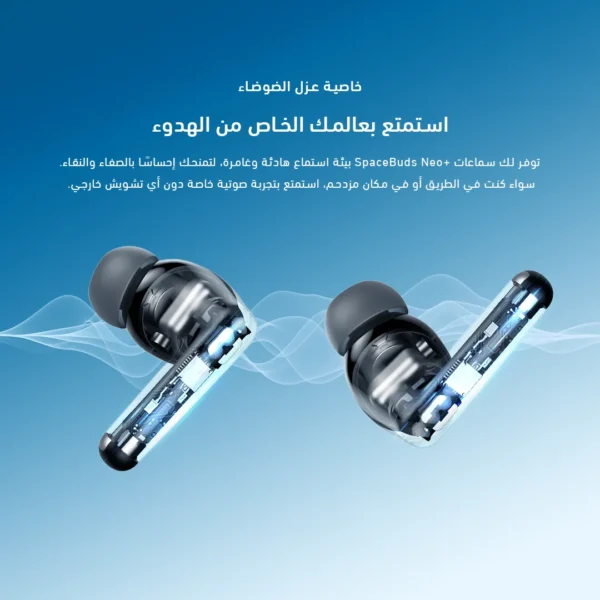 Oraimo SpaceBuds Neo+ OTW-323P Wireless Earbuds – ANC & Spatial Audio